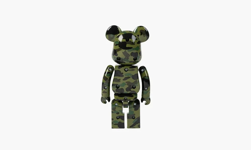 Bearbrick X BAPE 1st Camo Chogokin 200% Green