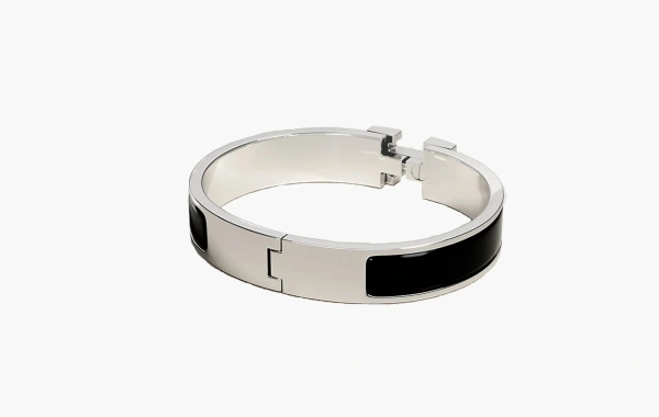 Hermes Clic H Bracelet Palladium & Noir 