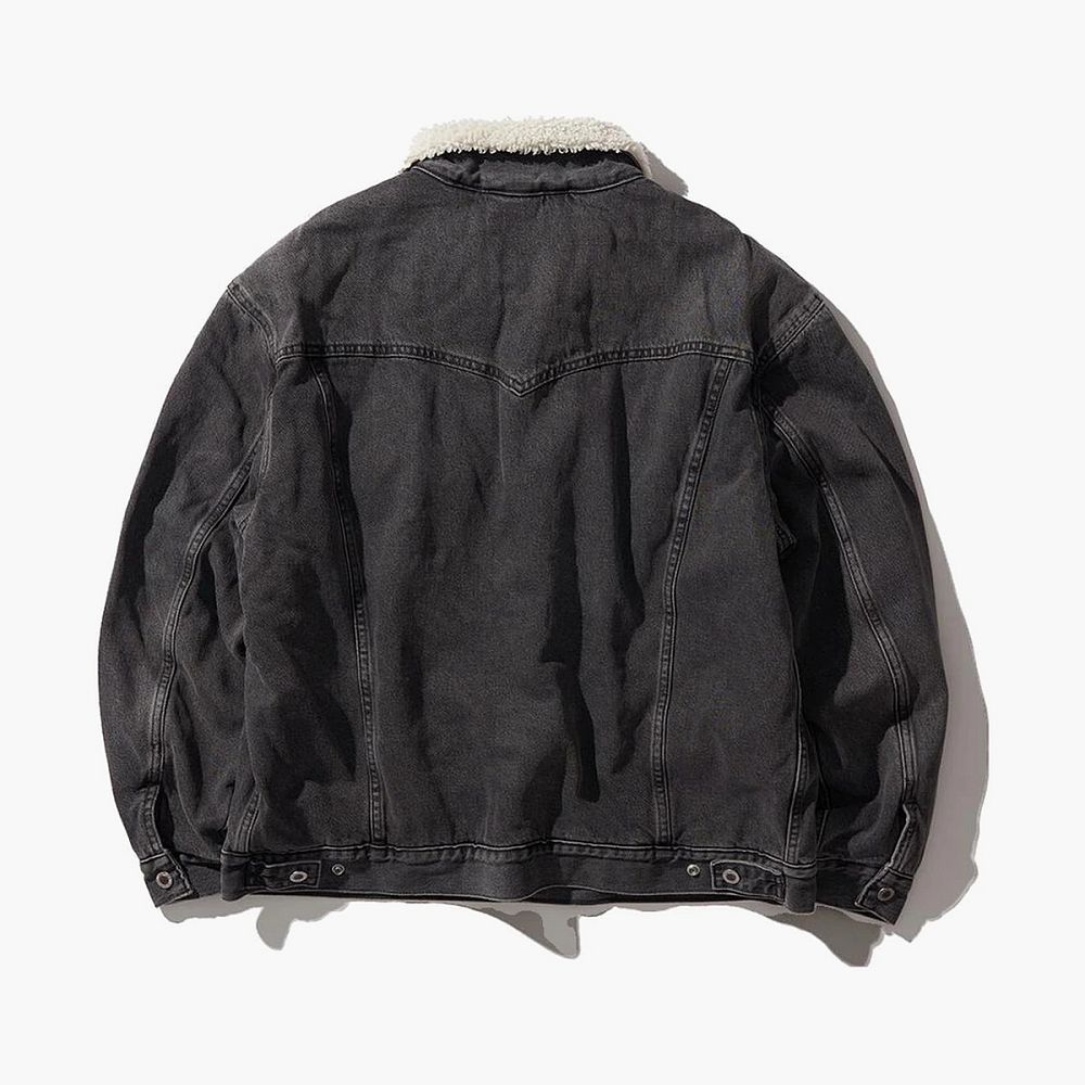 Levi's SilverTab Sherpa Trucker Jacket Washed Black