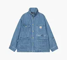Carhartt WIP x Invincible FW24 Denim Chore Coat Max logo