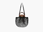 Longchamp Le Pliage Filet Top Handle Bag  Black