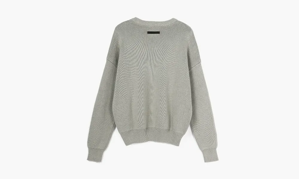 Essentials Knit Pullover Sweater Green Concrete