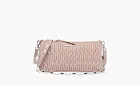 MIU MIU Matelassé Crossbody Bags Wallets Egg White Stone Color