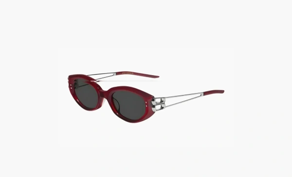 Gentle Monster Metal Acetate Cat's Eye Sunglasses Women Red 