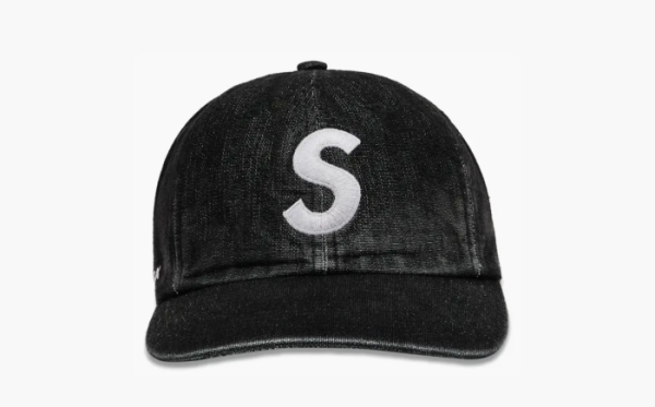 Supreme Cordura Denim S Logo 6-Panel Black 