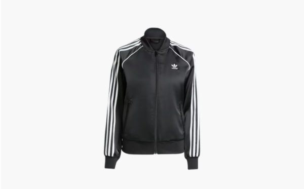 Adidas SST Adicolor Satin Track Top Black  Adidas SST Adicolor Satin Track Top Black