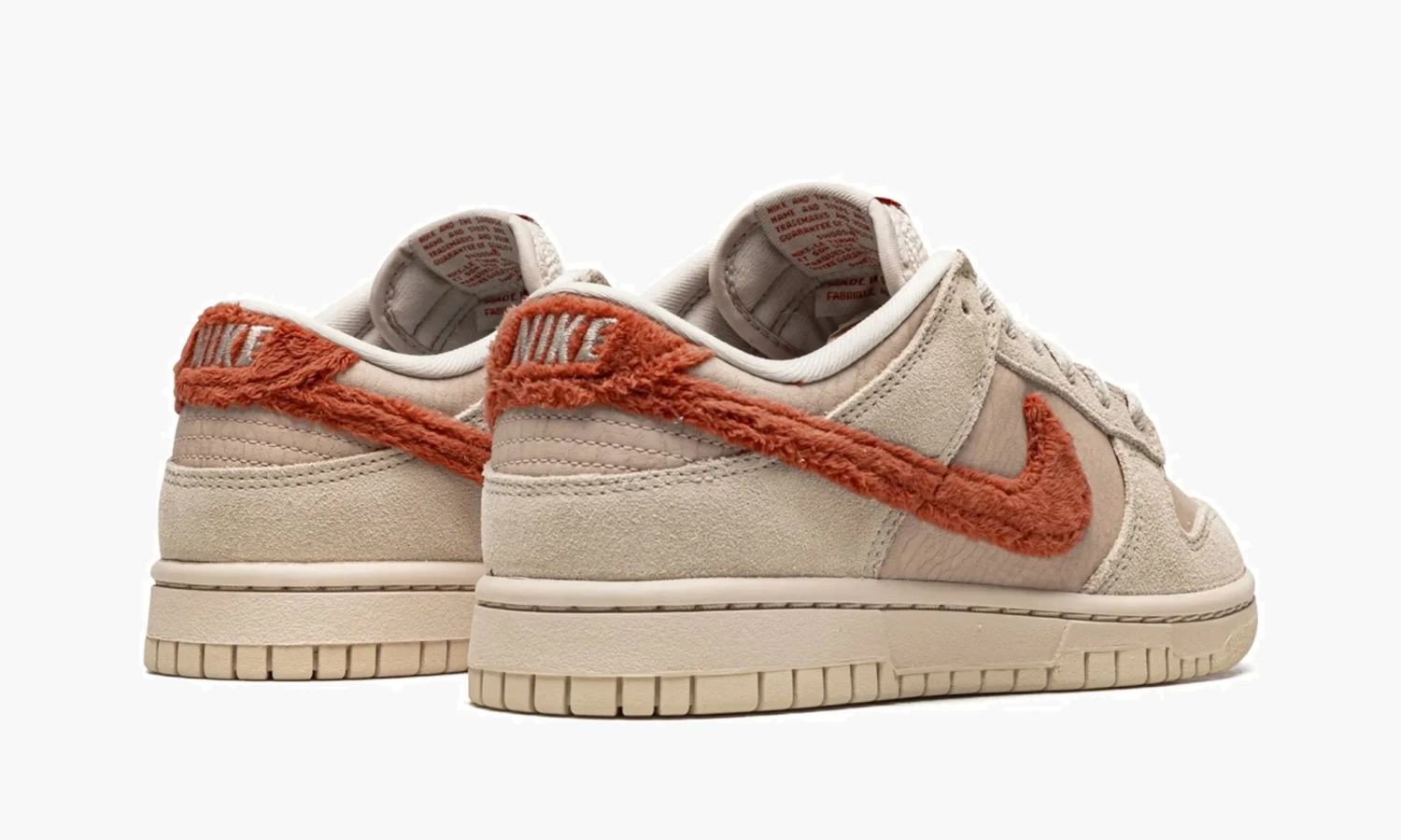 фото Nike Dunk Low WMNS "Terry Swoosh" (Nike Dunk)-DZ4706 200