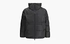 Premiata Quilted Removable Cap Zippered Jacket Black