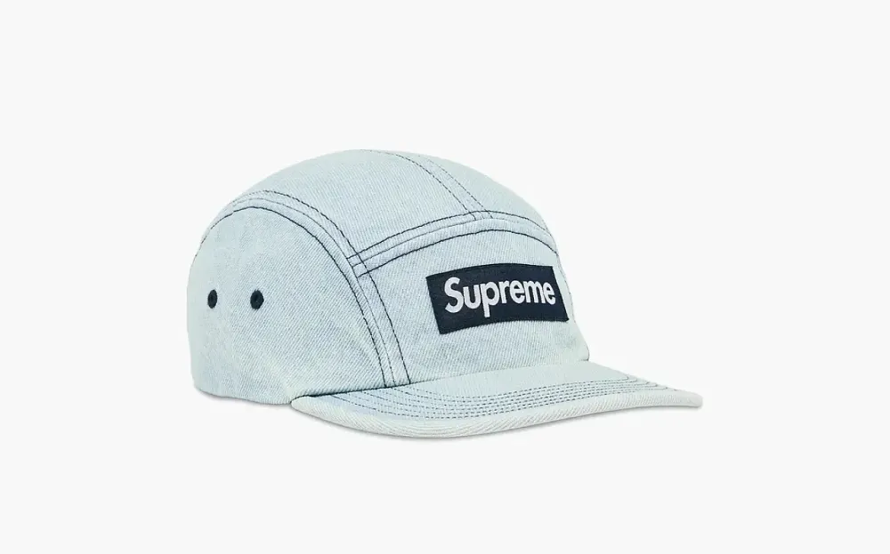 Supreme Denim Camp Cap Light Washed Indigo