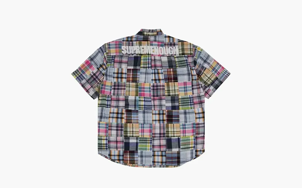 Supreme x Goodenough Patchwork Madras Short-Sleeve Shirt Multicolor
