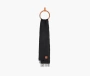 Loewe Scarf In Mohair And Wool Black 