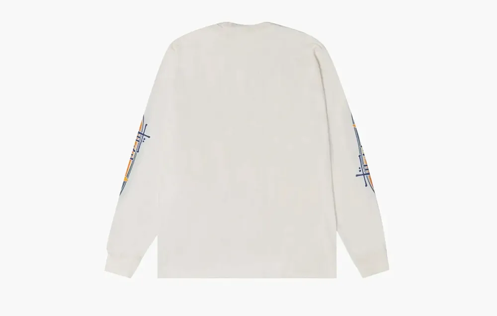 Stussy Two Star Long-Sleeve Tee Pigment Dyed Natural