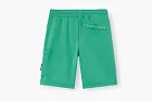 Stone Island Organic Cotton Fleece Shorts Malachite