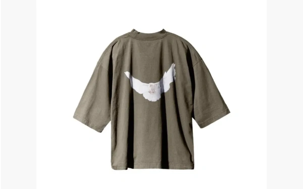 YEEZY x Gap X Balenciaga Sleeve Tee T Shirt Unisex Beige Umber  YEEZY x Gap X Balenciaga Sleeve Tee T Shirt Unisex Beige Umber