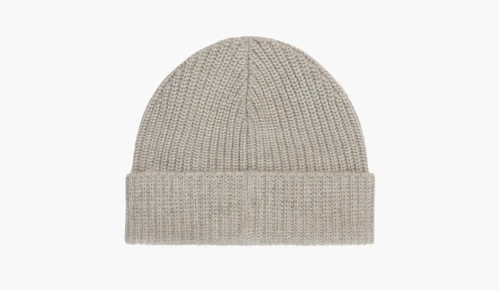 Celine Triomphe Heritage Cashmere Beanie Otmeal