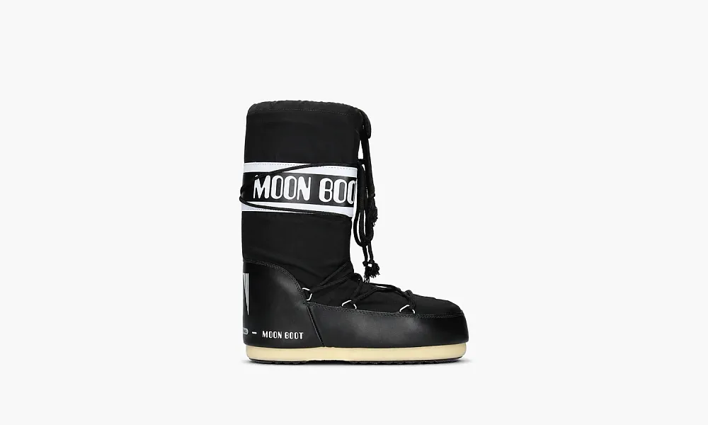 Moon Boot Icon Nylon Black