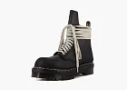 Rick Owens X Dr. Martens Quad Sole Steel Toe Leather Boots Black