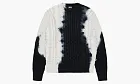 Stussy FW23 Tie Dye Fisherman Sweater Black