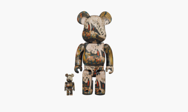 Bearbrick Utagawa Kuniyoshi (The Haunted Old Palace at Soma) 100% & 400% Set  Bearbrick Utagawa Kuniyoshi (The Haunted Old Palace at Soma) 100% & 400% Set