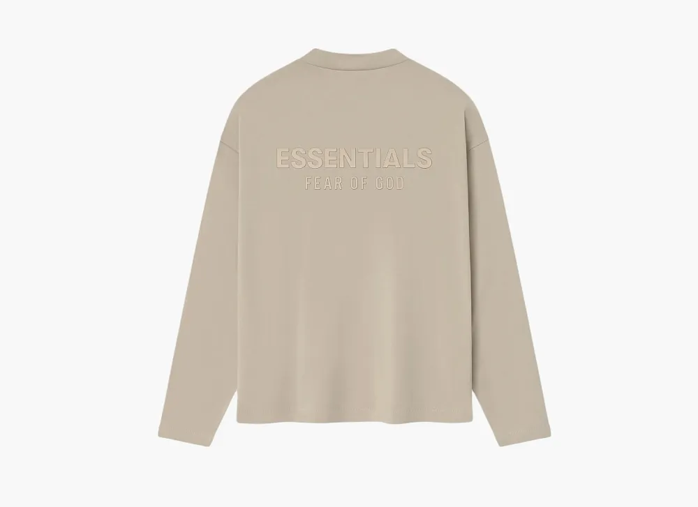 Fear of God Essentials Classic Fit Long-Sleeve Tee Timber