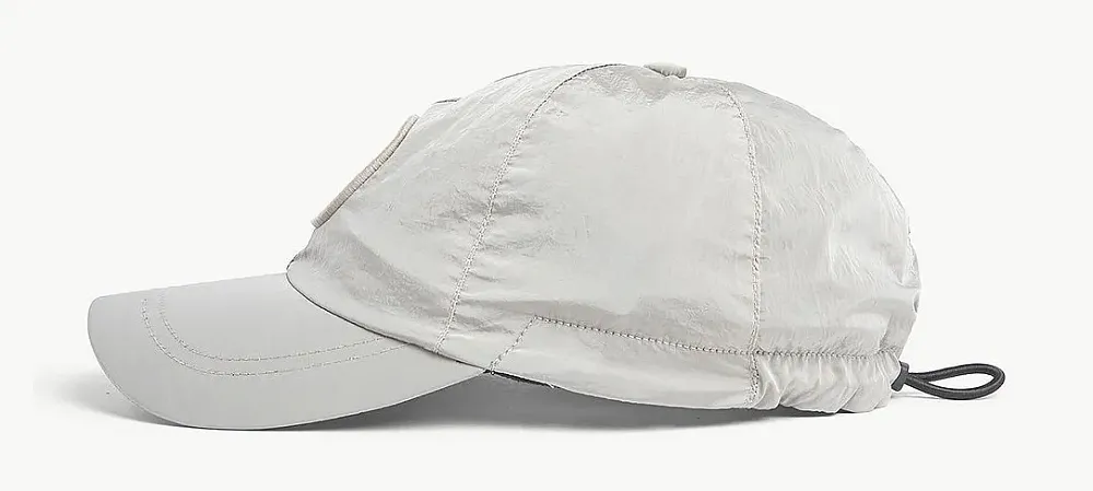 Stone Island Logo Embroidery Baseball Cap Grey