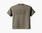 Yeezy x Gap x Balenciaga Dove Padded Heavy Fleece Tee «Washed Black» С плечами