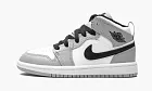 Air Jordan 1 Mid PS Light Smoke Grey Kids