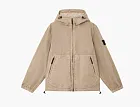 Stone Island Organic-Look Nylon Panama-TC Hooded Jacket Desert