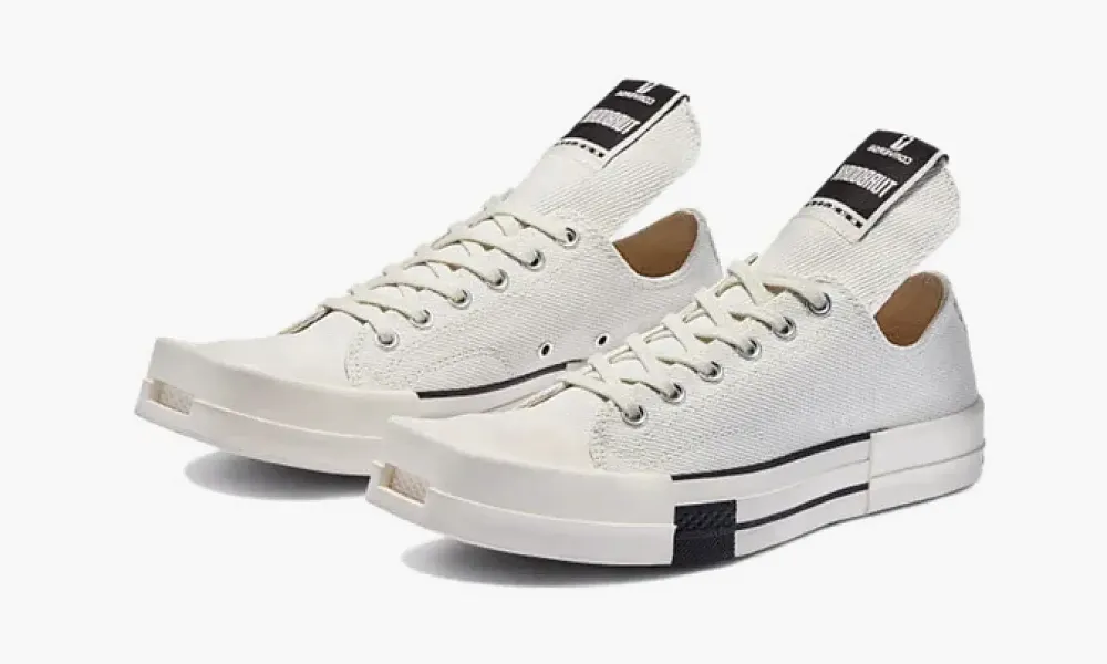 Rick Owens X Converse Turbodrk Chuck Taylor All Star 70 Ox White
