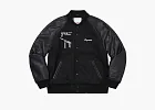 Supreme Aeon Flux Varsity Jacket Black