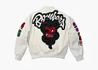 Supreme x WTAPS Varsity Jacket White