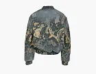 Acne Studios Denim Bomber Jacket Brown