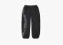 Supreme  Spellout Embroidered Track Pant  "Black" 