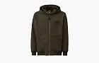 C.P. Company Diagonal Raised Fleece Hooded Full Zip Sweatshirt Shadow Grey