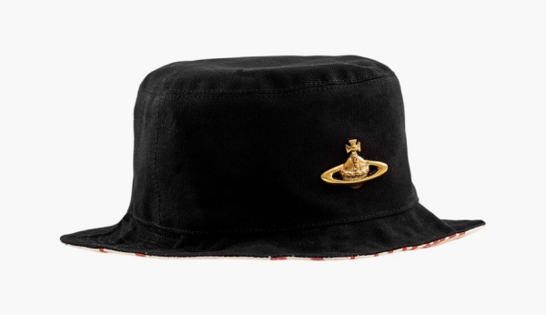 Vivienne Westwood Cotton Bucket Hat Black 