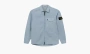 Stone Island Cotton Zipped Jacket Blue 