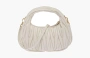 Miu Miu Wander matelassé nappa leather hobo mini-bag "White" 