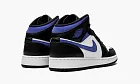 Air Jordan 1 Mid GS White Black Royal