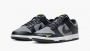 Nike Dunk Low "Black Cool Grey Volt Mini Swoosh" 