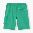 Stone Island Organic Cotton Fleece Shorts Malachite