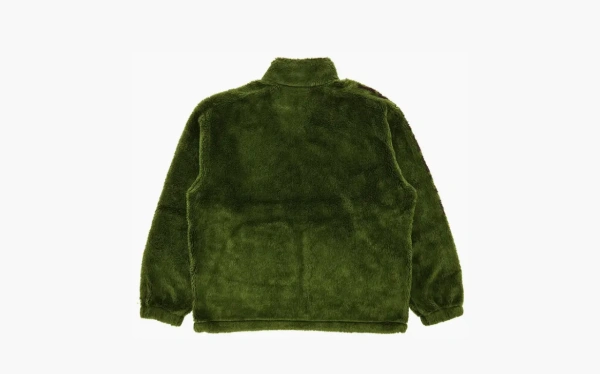 Supreme Shoulder Logo Fleece Jacket Green  Supreme Shoulder Logo Fleece Jacket Green