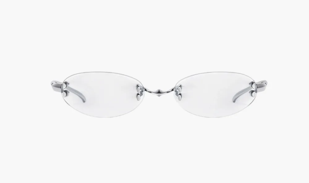 Gentle Monster Furi 02 Sunglasses Silver / Clear