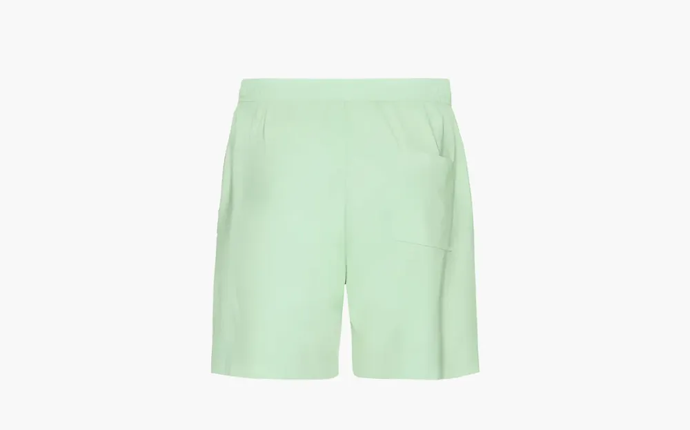 Sporty & Rich Logo-print Elasticated-waist Shorts Green