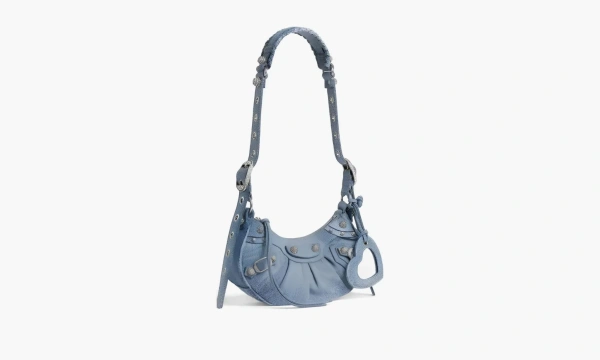 Balenciaga Le Cagole Shoulder Bag Blue 