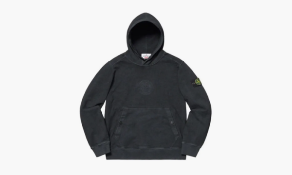 Stone Island x Supreme Hooded Sweatshirt Black 