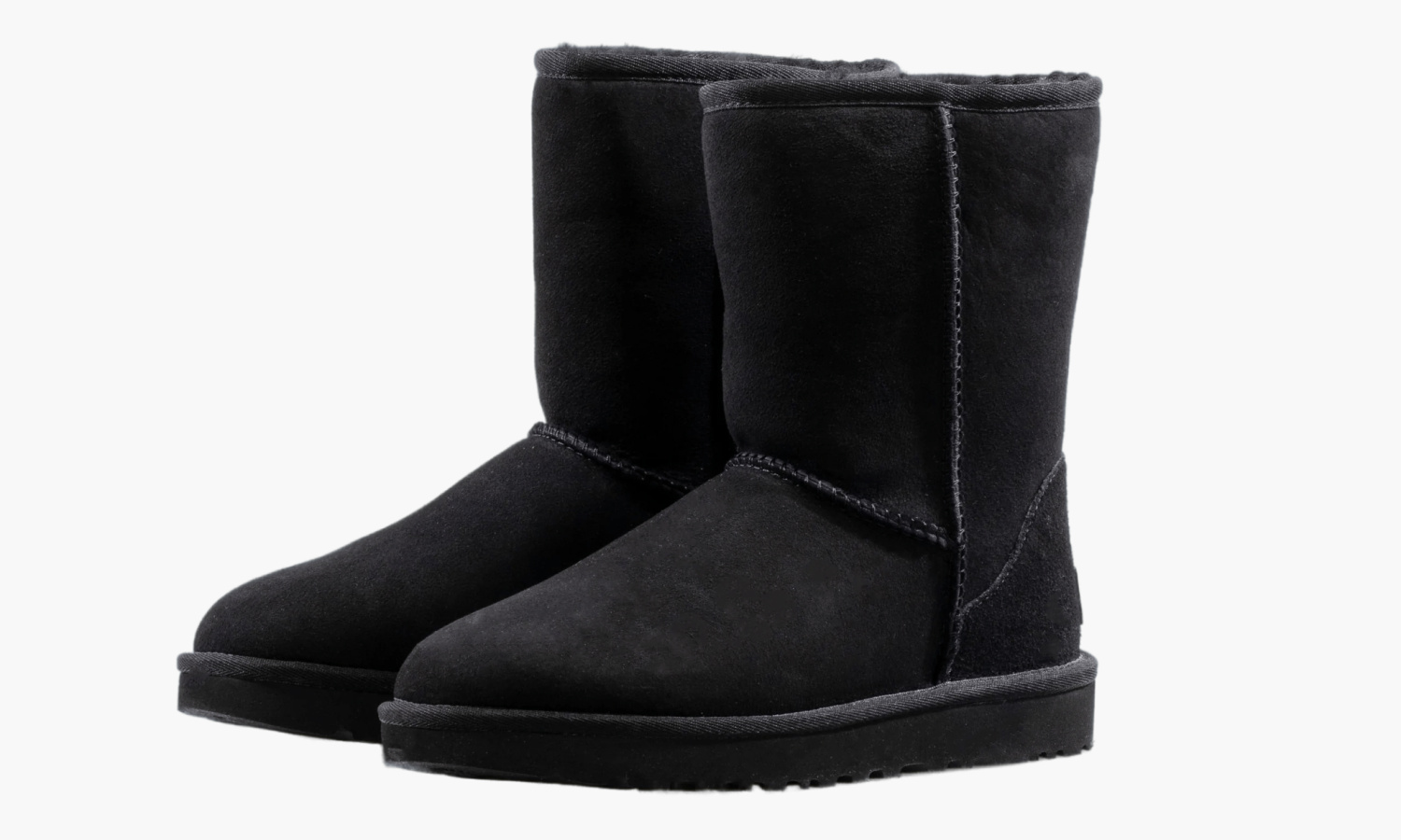 фото UGG Classic Short Ii "Black" (UGG)-1016223 BLK