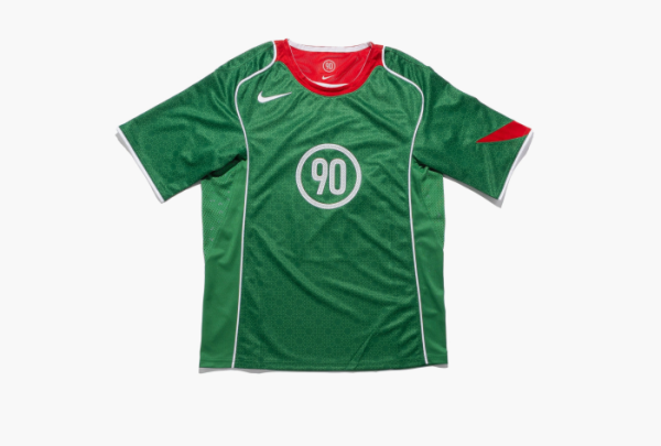 Nike Total 90 Dri-Fit Soccer Jersey Classic Green/Sport Red/White/White 