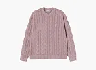 Carhartt WIP Carter Sweater Pink / Garment Dyed