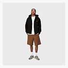 Carhartt WIP Hooded American Script Zip Jacket Black
