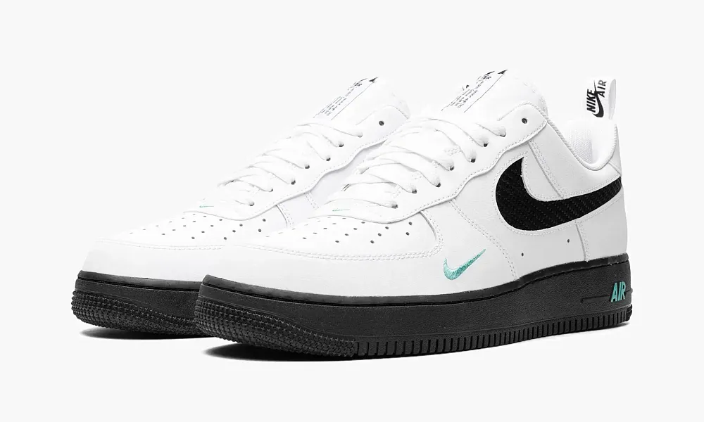 Nike Air Force 1 White/Black Teal